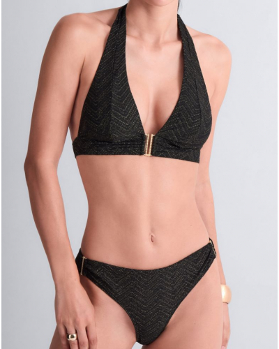 Sujetador de baño trianguló Aubade Golden Horizon (Negro)