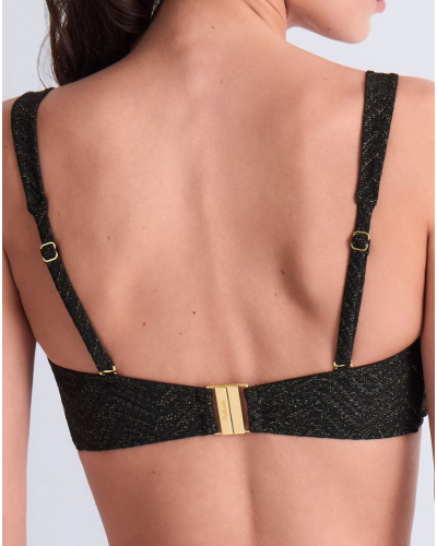 Soutien-gorge de bain bandeau coque amovibles Aubade Golden Horizon (Noir)