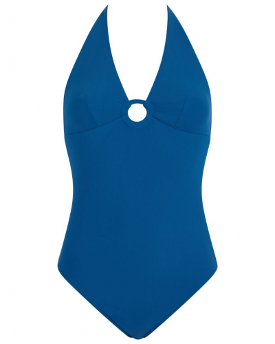 Soft one-piece swimming suit Aubade Summer Essence (Ibiza Blue)