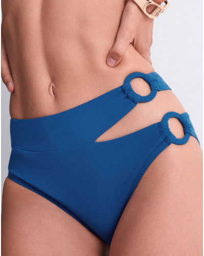 Culotte de bain taille haute Aubade Summer Essence (Ibiza Blue)