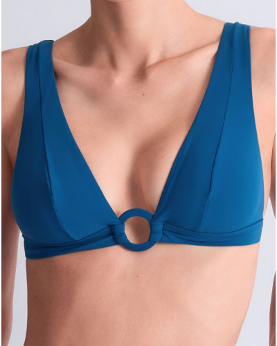 Soutien-gorge de bain triangle Aubade Summer Essence (Ibiza Blue)