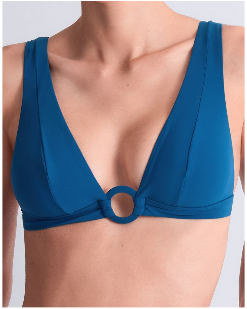 Soutien-gorge de bain triangle Aubade Summer Essence (Ibiza Blue)