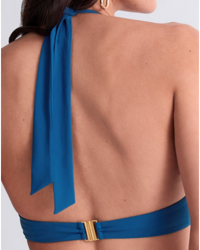 Soutien-gorge de bain plunge coque Aubade Summer Essence (Ibiza Blue)