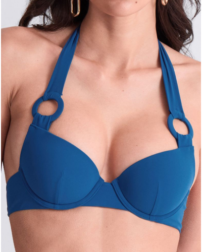Soutien-gorge de bain plunge coque Aubade Summer Essence (Ibiza Blue)
