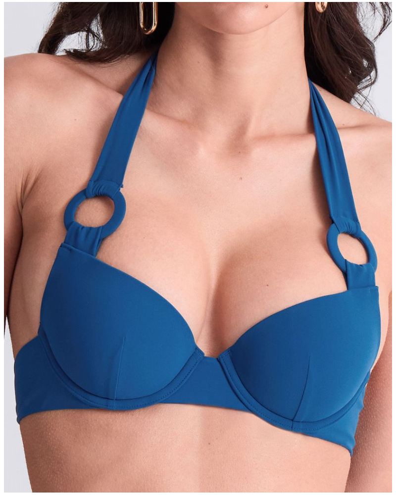 Sujetador de baño con copa Aubade Summer Essence (Ibiza Blue)