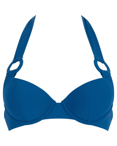 Plunge cup swim bra Aubade Summer Essence (Ibiza Blue)