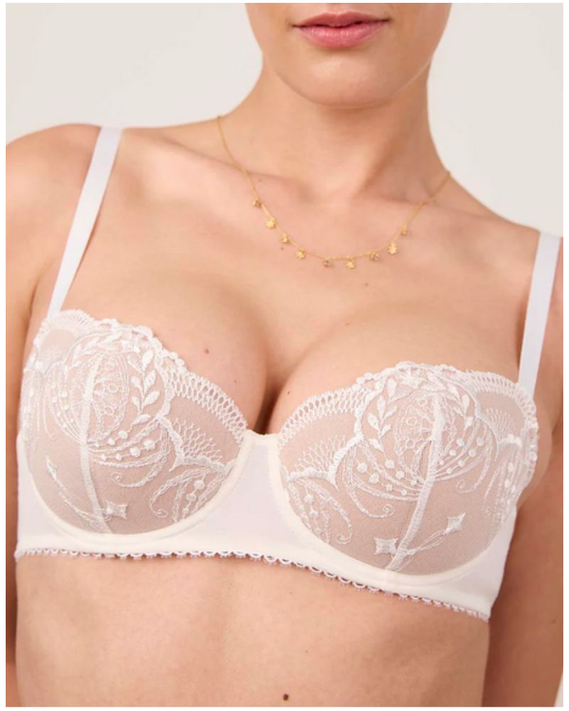 Soutien-gorge corbeille mousse Maison Lejaby Poésie (Lys)