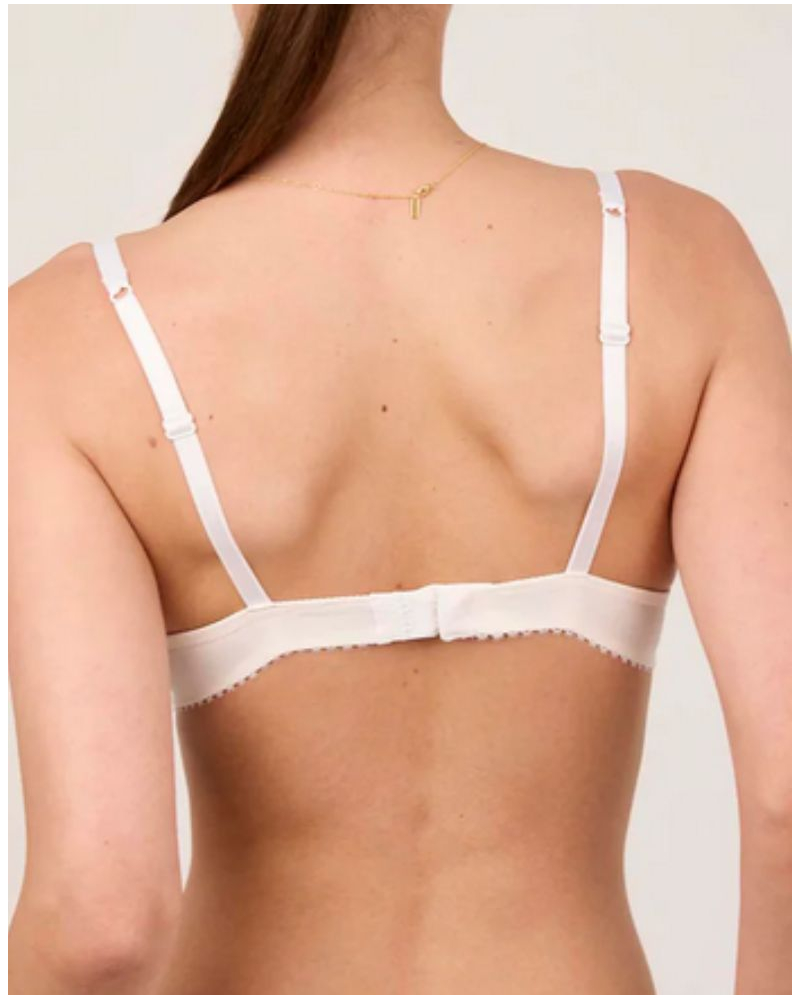 Soutien-gorge à Armatures 3 Pièces Maison Lejaby Elixir Lys - Taille 85DD (équiv. 70DD) - Blanc, Uni, Semi-transparent - Neuf Avec étiquettes