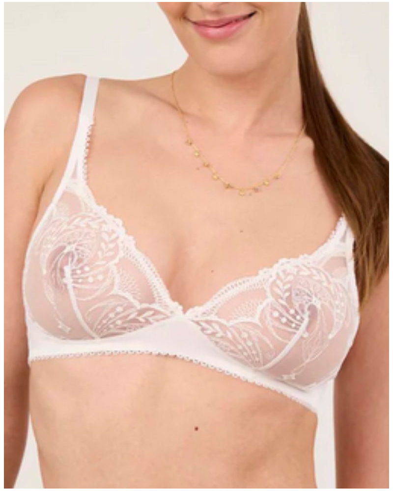Soutien-gorge souple Maison Lejaby Poésie (Lys)