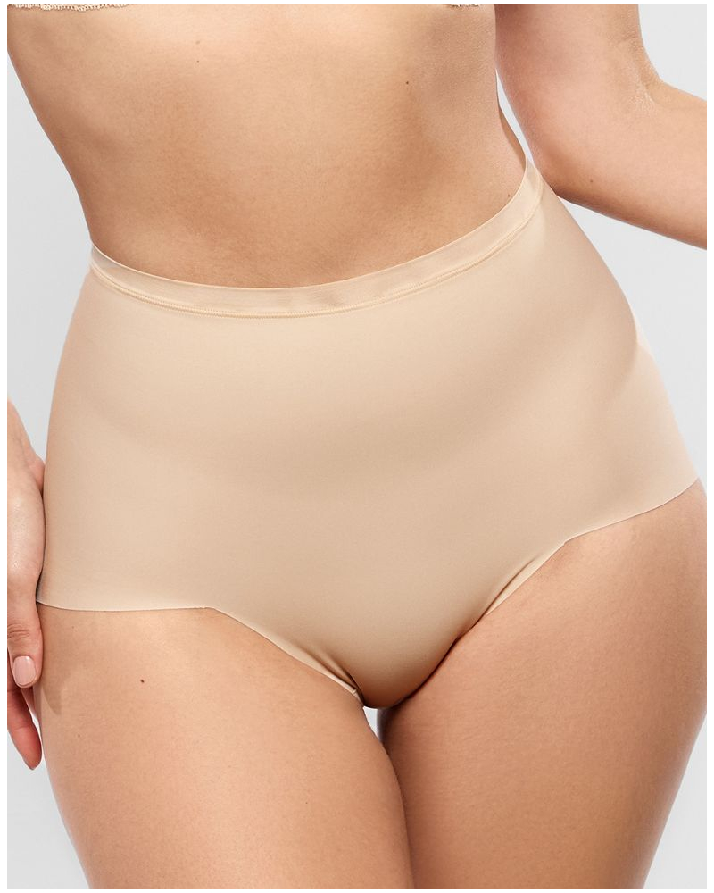 Culotte taille haute sculptant Empreinte Eclispe (Creamy Beige)