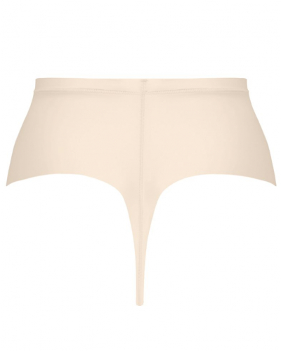 String taille haute sculptant Empreinte Eclispe (Creamy Beige)