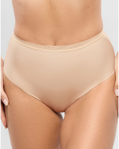 String taille haute sculptant Empreinte Eclispe (Creamy Beige)