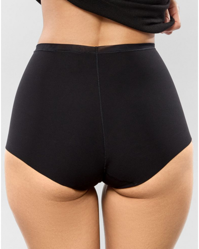 High waist sculpting brief Empreinte Eclispe (Black)