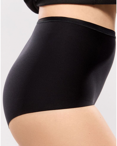 Culotte taille haute sculptant Empreinte Eclispe (Noir)