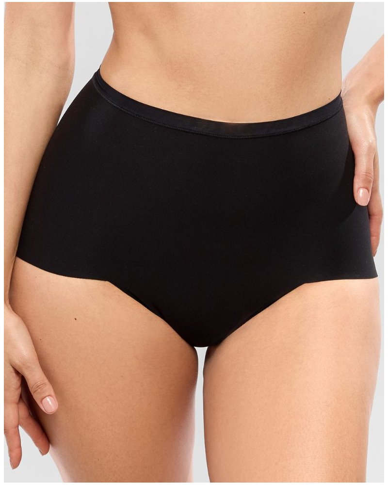 Culotte taille haute sculptant Empreinte Eclispe (Noir)