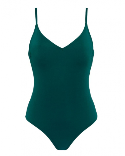Padded one-piece swimsuit Simone Pérèle Paloma (Emeraude)