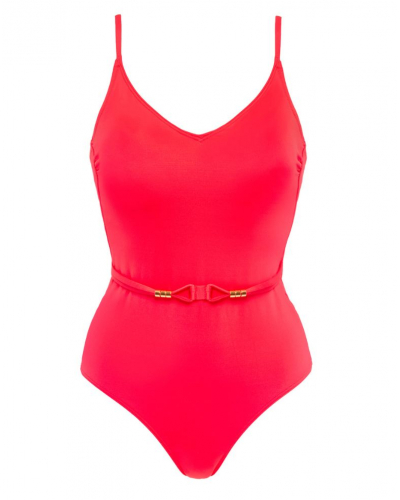 Traje de baño una pieza preformado Simone Pérèle Perle (Flamingo)