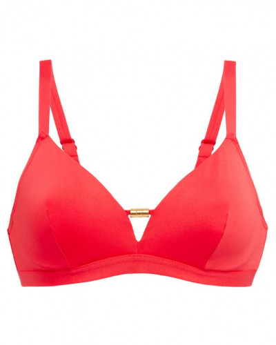 Triangle with hidden wire bath bra Simone Pérèle Perle (Flamingo)