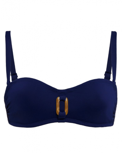 Sujetador de baño bandeau con aros Simone Pérèle Magnetic (Marine)