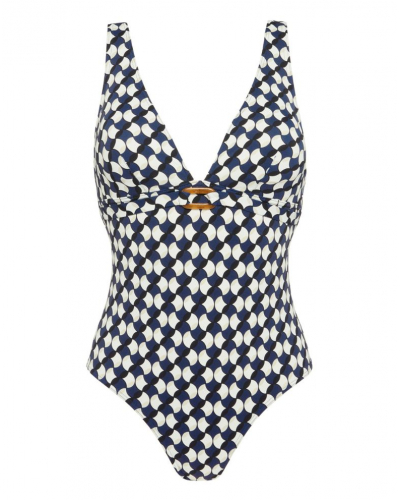 Bañador de una pieza con copas Simone Pérèle Magnetic (Imprimé Salling)