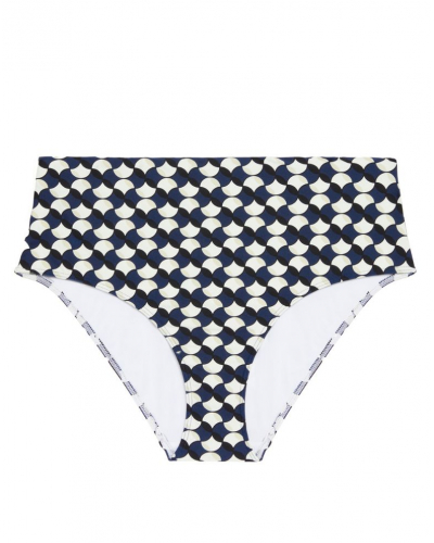 Braga de baño cintura alta Simone Pérèle Magnetic (Imprimé Salling)