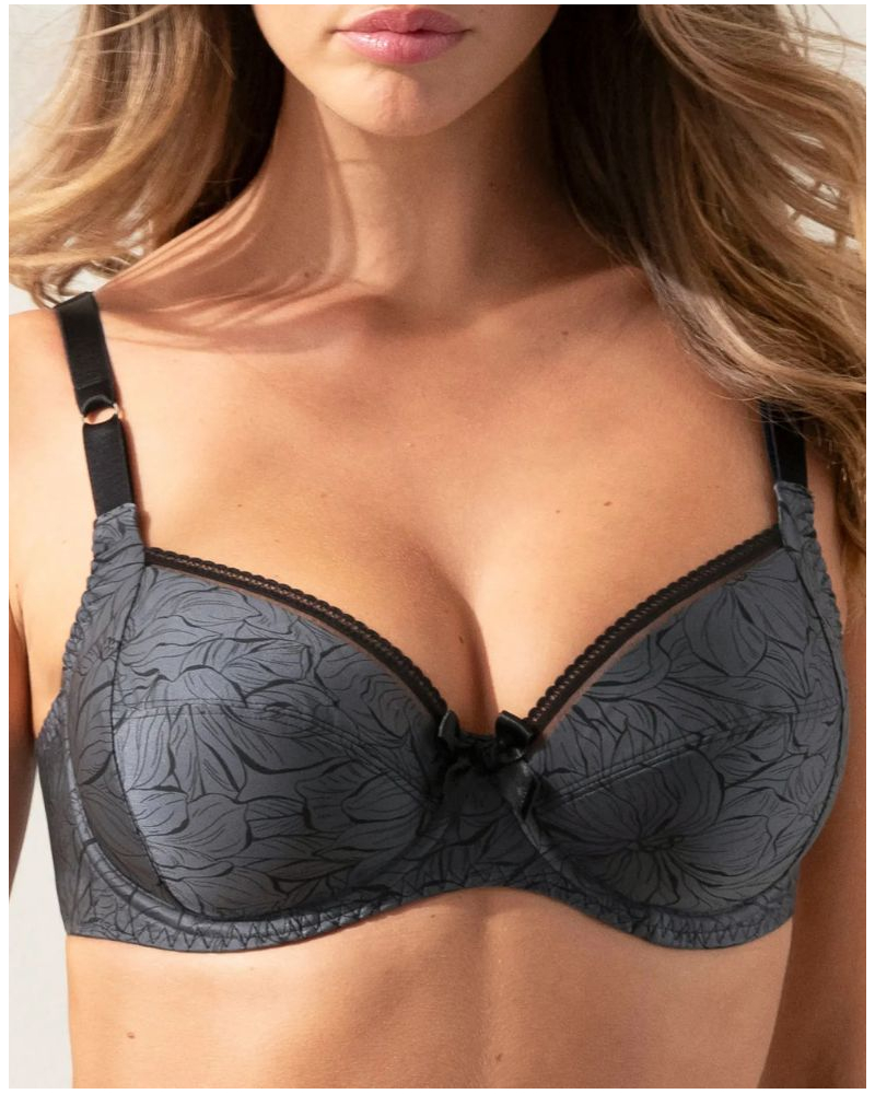 Soutien-gorge armatures bien-être Antigel Bureau Secret (Gris Souris)