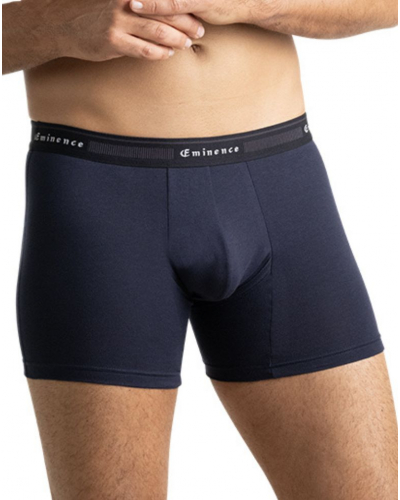 Pack of 3 organic cotton boxers Eminence Tailor (Navy / Heather Gray / Lavender Blue)