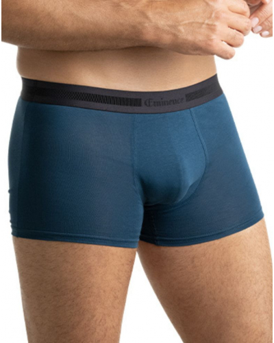 Lot de 3 boxers coton stretch Eminence Exception (Bleu canard / Kaki / Amande)