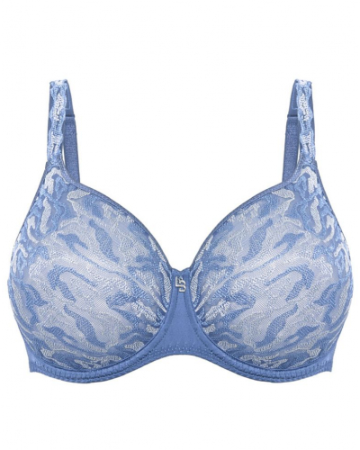 Underwired Molded Bra Louisa Bracq Electric Waves (Blue Jeans)