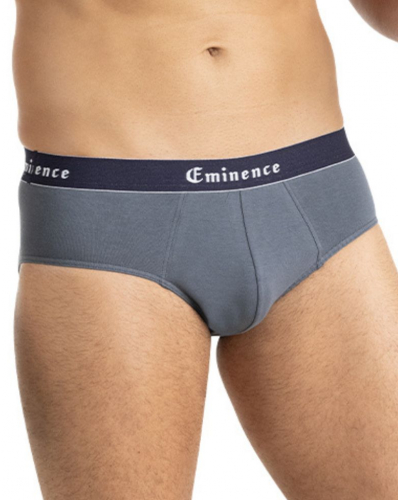 Pack of 3 Made in France Eminence Briefs (Anthracite / Khaki / Black)