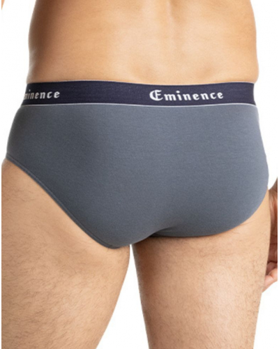 Pack of 3 Made in France Eminence Briefs (Anthracite / Khaki / Black)