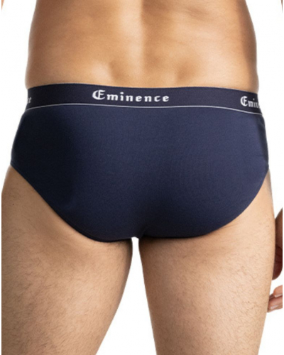 Lot de 3 slips Made in France Eminence (Ciel grisé / Bleu / Marine)