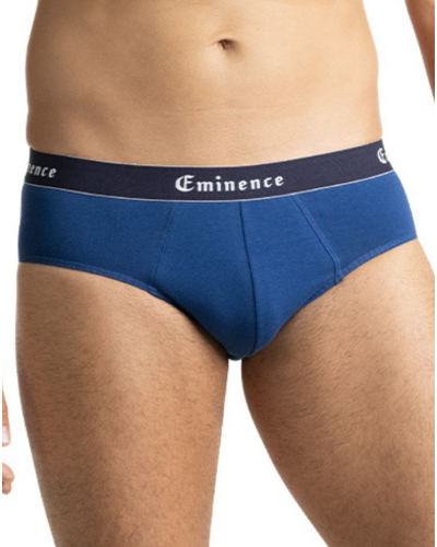 Lot de 3 slips Made in France Eminence (Ciel grisé / Bleu / Marine)