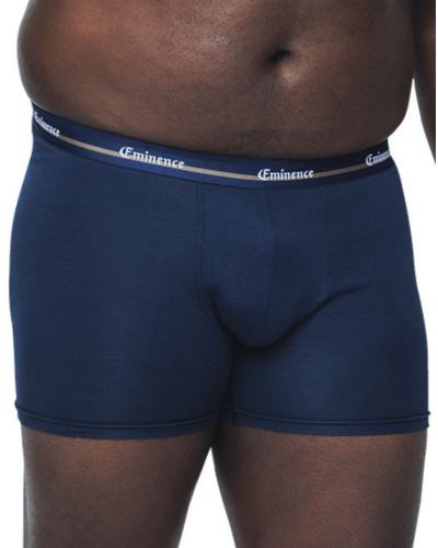 Paquete de 3 boxers de algodón elástico Eminence Tallas Grandes (Marino)