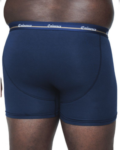 Lot de 3 boxers coton stretch Eminence Grandes Tailles (Marine)