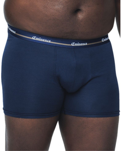 Lot de 3 boxers coton stretch Eminence Grandes Tailles (Marine / Gris chiné / Camel)