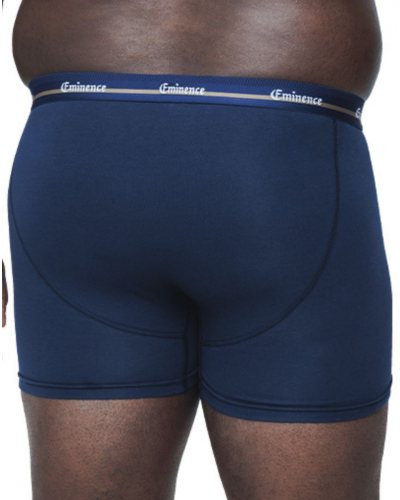 Paquete de 3 boxers de algodón elástico Eminence Tallas Grandes (Marino / Gris jaspeado / Camel)