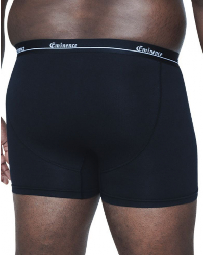Paquete de 3 boxers de algodón elástico Eminence Tallas Grandes (Negro / Óxido / Negro)