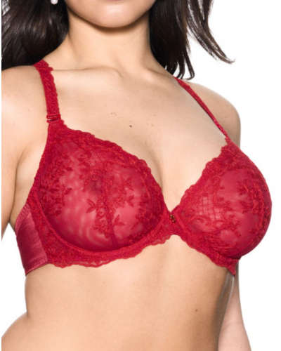 Soutien-gorge triangle armatures Louisa Bracq Victoria (Rouge à Lèvres)