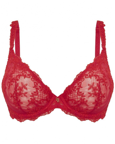 Underwired triangle bra Louisa Bracq Victoria (Rouge à Lèvres)