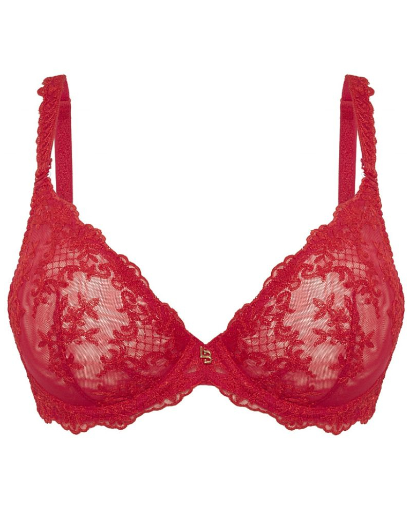 Soutien-gorge Louisa Bracq Rouge - Taille 105F - Style Emboîtant - Neuf Avec étiquettes