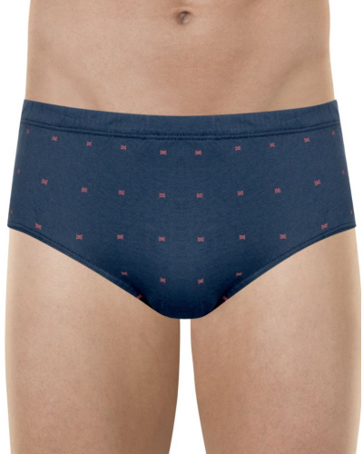 Calzoncillo cerrado de talle alto 100% algodón Eminence Motifs (Marino)