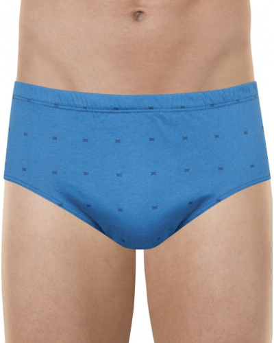 Calzoncillo cerrado de talle alto 100% algodón Eminence motifs (Azul)