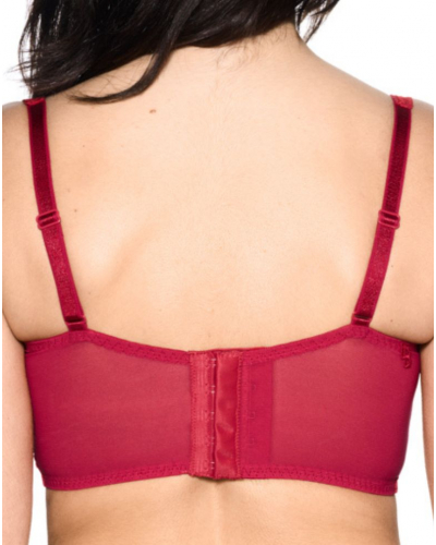 Semi-strapless demi bra Louisa Bracq Victoria (Rouge à Lèvres)