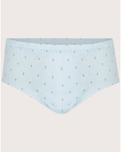 Calzoncillo cerrado de talle alto 100% algodón Eminence motifs (Celeste)