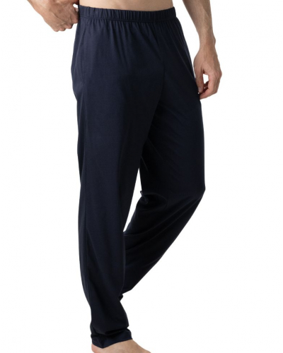 Pyjama long boutonné 100% coton Eminence Mercerisé (Marine)