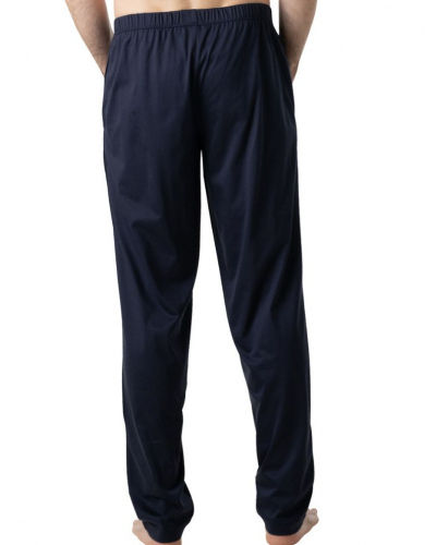 Pyjama long boutonné 100% coton Eminence Mercerisé (Marine)