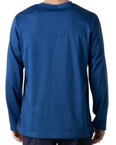 Long Pyjamas 100% Cotton Eminence Mercerise (Blue)