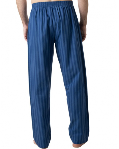 Long Pyjamas 100% Cotton Eminence Popeline (Blue Stripe)
