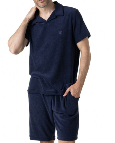 Short Pyjamas Eminence Eponge (Navy)